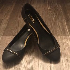 NWOT 1.5” heel chaps studded CACEY HEEL